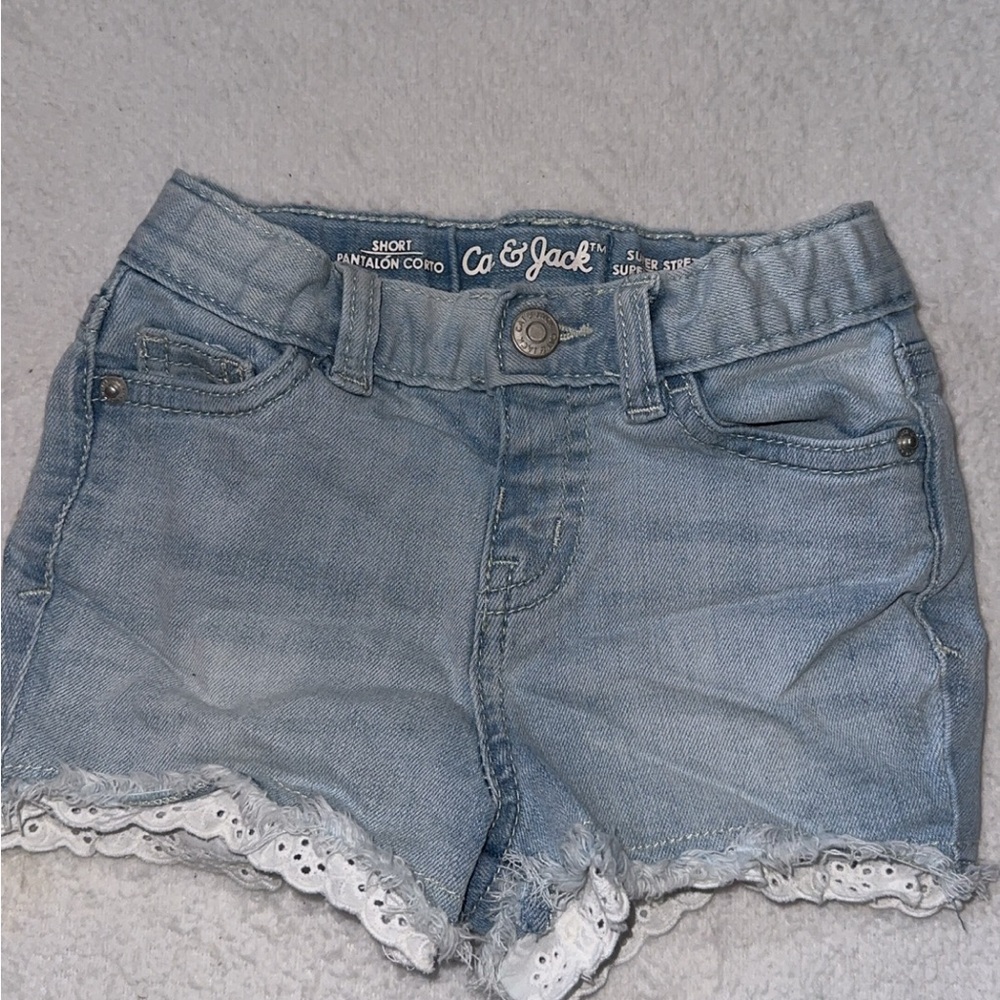 Co & Jack Light Blue Denim Shorts